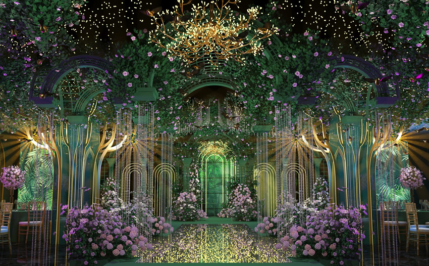 马尔康奇妙森林婚礼堂效果展示